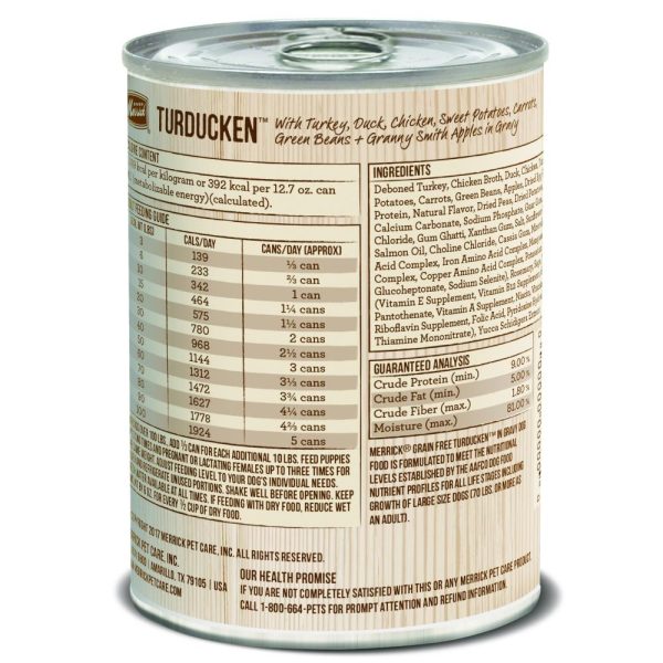 Merrick Grain Free Turducken Canned Dog Food Discount