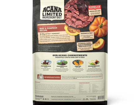 ACANA Singles Beef & Pumpkin Recipe Dry Dog Food on Sale