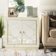 Safavieh Juniper 2 Door Chest Antique Beige and Nickel Mirror Online