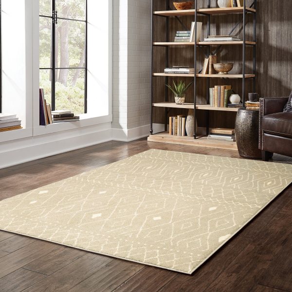 Oriental Weavers Carson 9665B Sand Ivory Area Rug Sale