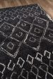 Momeni Margaux MGX-3 Black Area Rug For Sale