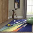 Momeni Lil Mo Whimsy LMJ33 Navy Area Rug For Cheap