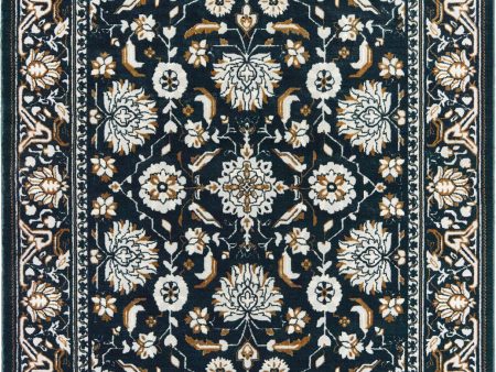 Oriental Weavers Bowen 534L2 Navy Gold Area Rug For Cheap