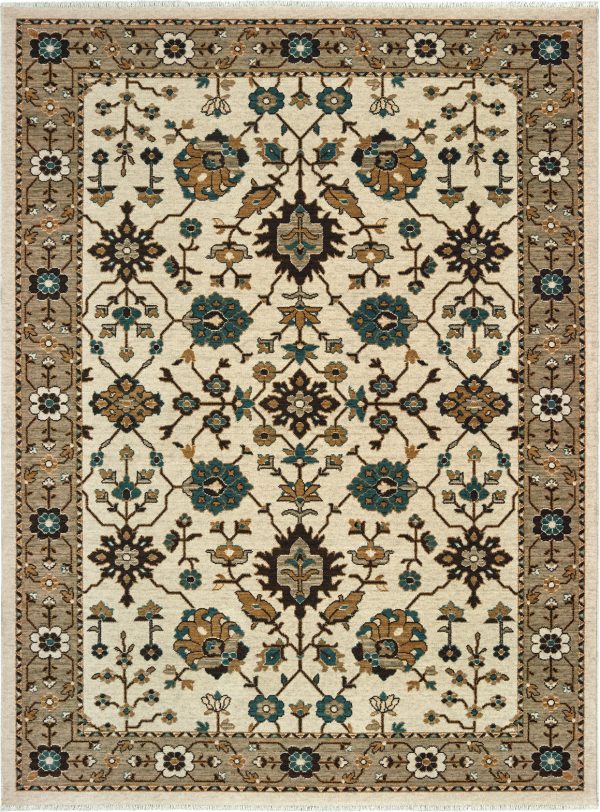 Oriental Weavers Anatolia 5990J Ivory Grey Area Rug Supply