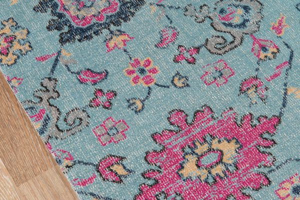 Momeni Jewel JW-01 Blue Area Rug For Sale