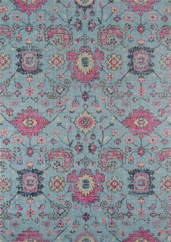 Momeni Jewel JW-01 Blue Area Rug For Sale