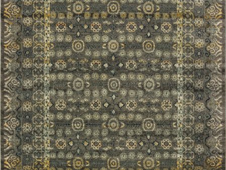 Oriental Weavers Mantra 507N7 Grey Gold Area Rug Online Hot Sale