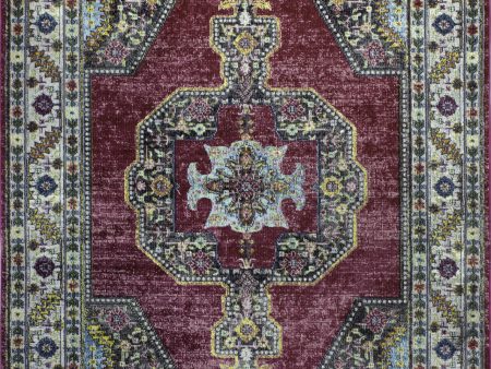 Bashian Charleston C186-R101 Fuchsia Area Rug Online Hot Sale