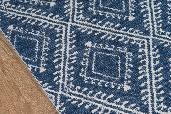 Momeni Easton Pleasant Navy Area Rug by Erin Gates Cheap