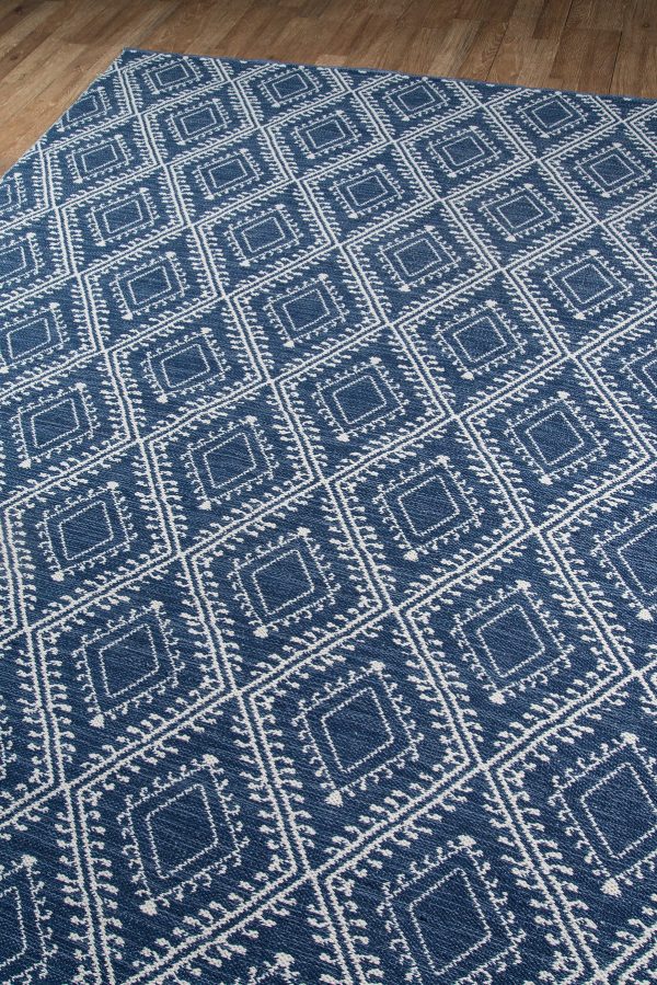 Momeni Easton Pleasant Navy Area Rug by Erin Gates Cheap