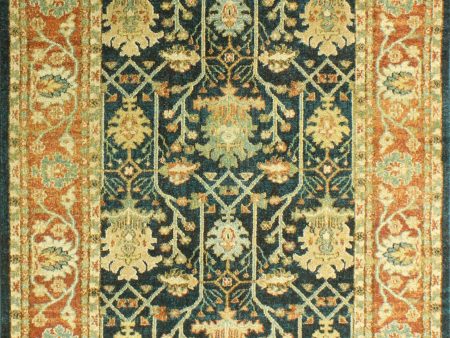 Bashian Buckingham B125-T021A Teal Area Rug Hot on Sale