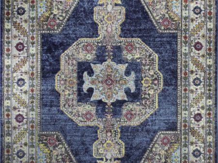 Bashian Charleston C186-R101 Azure Area Rug Fashion